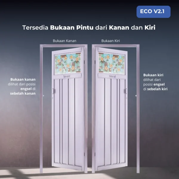 pintu kamar mandi galvalum wkd eco