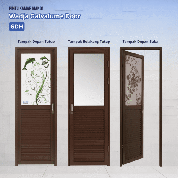 WADJA GALVALUM DOOR GDH (3) Wadja Galvalume Door - Glass Door Half