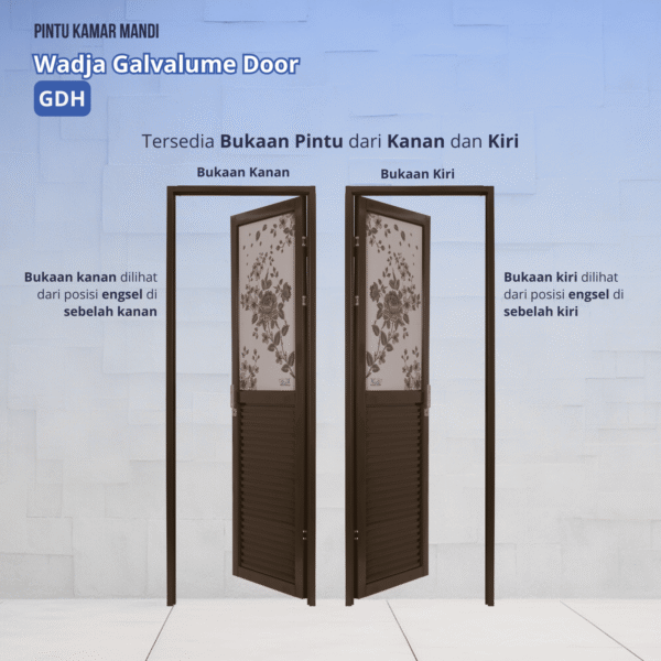 WADJA GALVALUM DOOR GDH (4) Wadja Galvalume Door - Glass Door Half