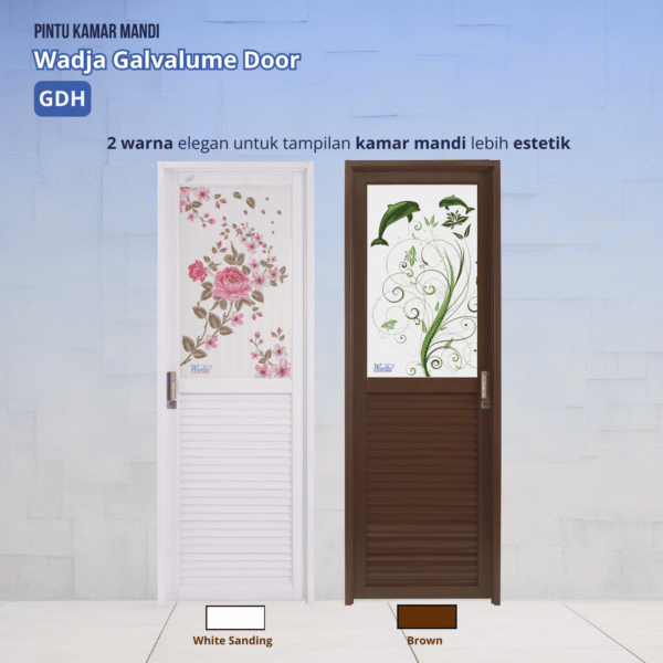 WADJA GALVALUM DOOR GDH (5) Wadja Galvalume Door - Glass Door Half