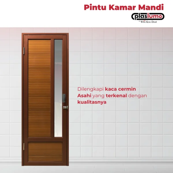 PINTU KAMAR MANDI PLASLUME KACA