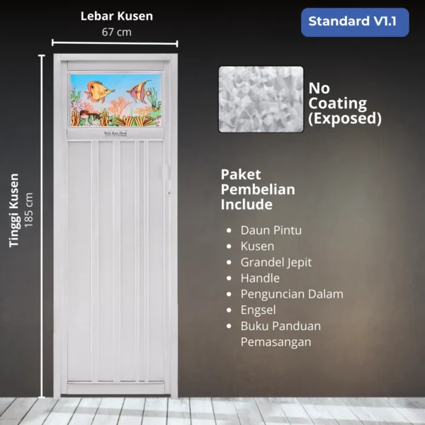 pintu kamar mandi galvalum wkd standard
