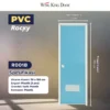 pintu kamar mandi pvc murah rocky a001