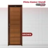 Inspirasi kamar mandi dengan pintu Plaslume Horizon.