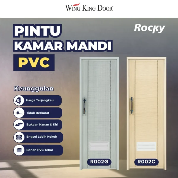 pintu kamar mando pvc r002