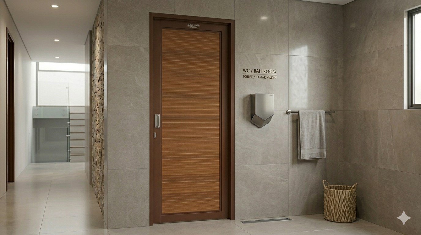 pintu kamar mandi
