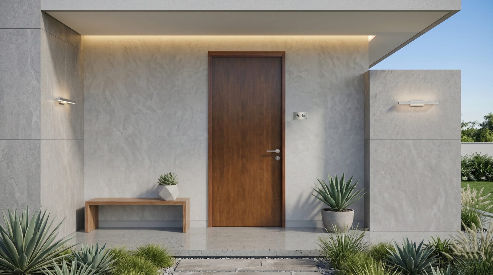 pintu baja motif kayu