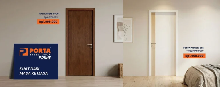 pintu baja minimalis motif kayu