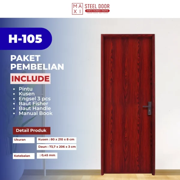 pintu baja minimalis maxi steel door