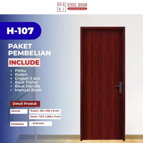 pintu baja minimalis maxi steel door