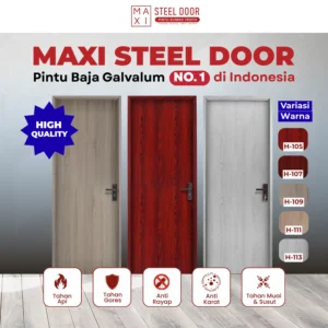 pintu baja minimalis maxi steel door