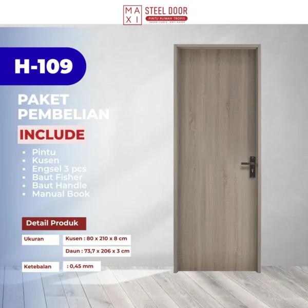pintu baja minimalis maxi steel door