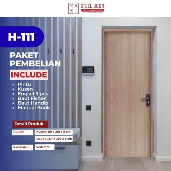pintu baja minimalis maxi steel door