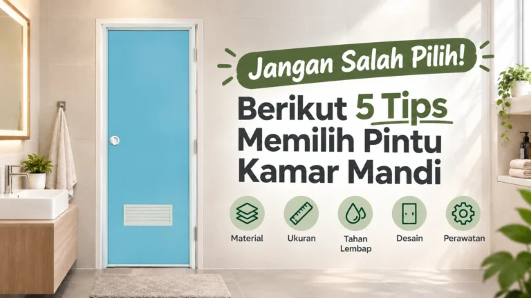 5 Tips Memilih Pintu Kamar Mandi