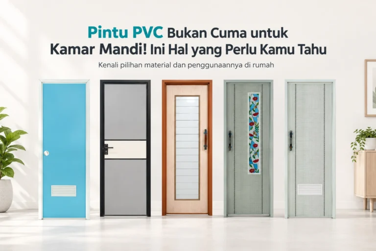 Pintu PVC Bukan Cuma untuk Kamar Mandi!