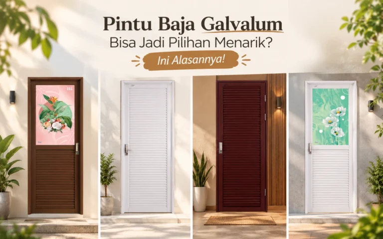 Pintu Baja Galvalum Bisa Jadi Pilihan Menarik? Ini Alasannya!
