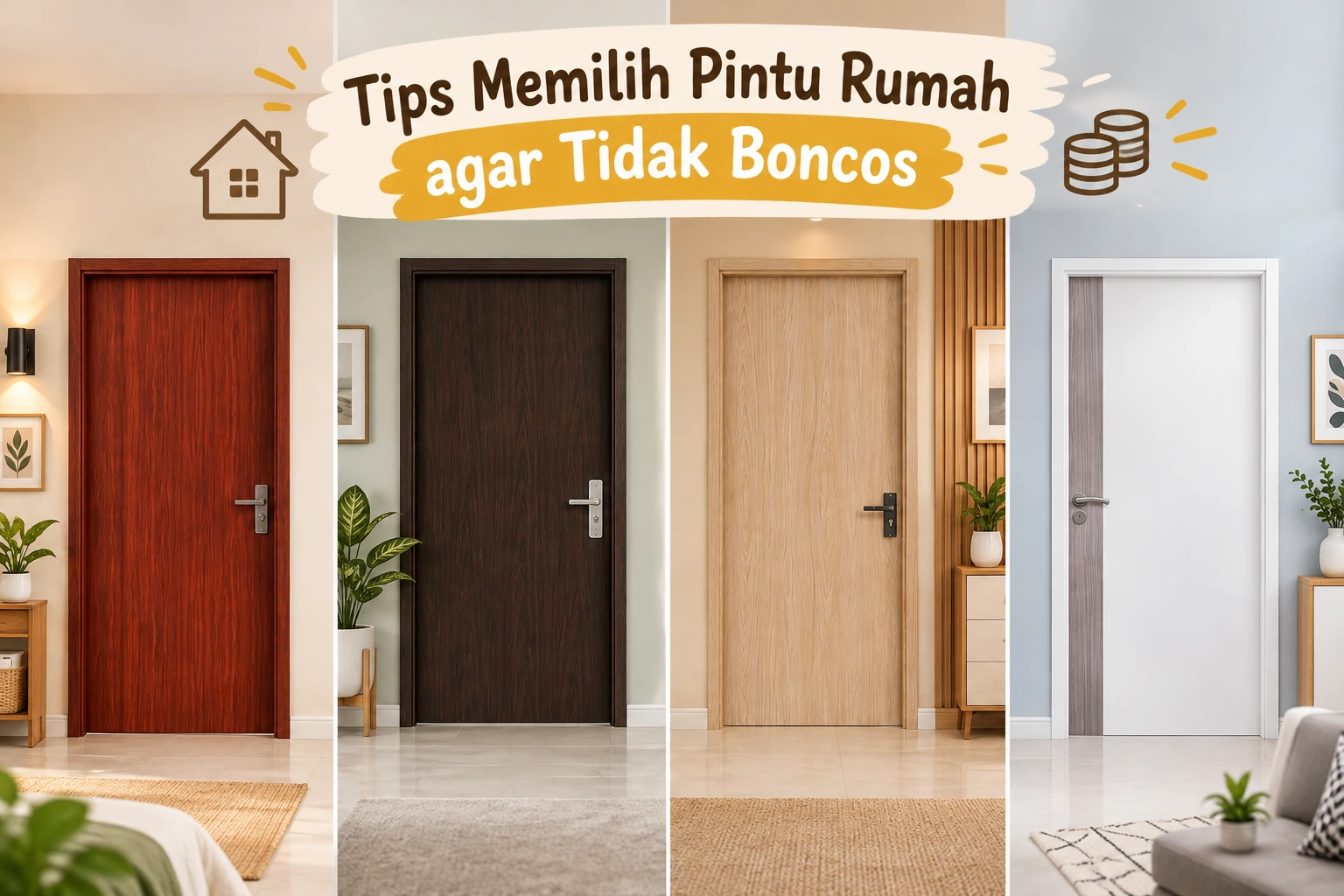Tips Memilih Pintu Rumah agar Tidak Boncos